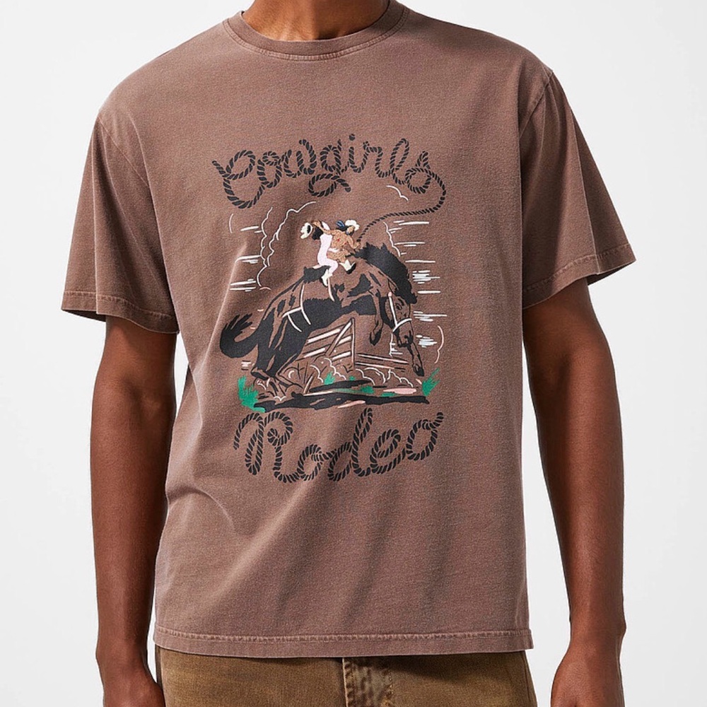 Brown Graphic Men's T-Shirt
